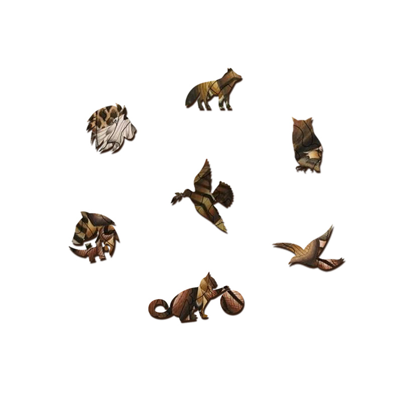 Brown Owl Wooden Jigsaw Puzzle - aimpuzzle