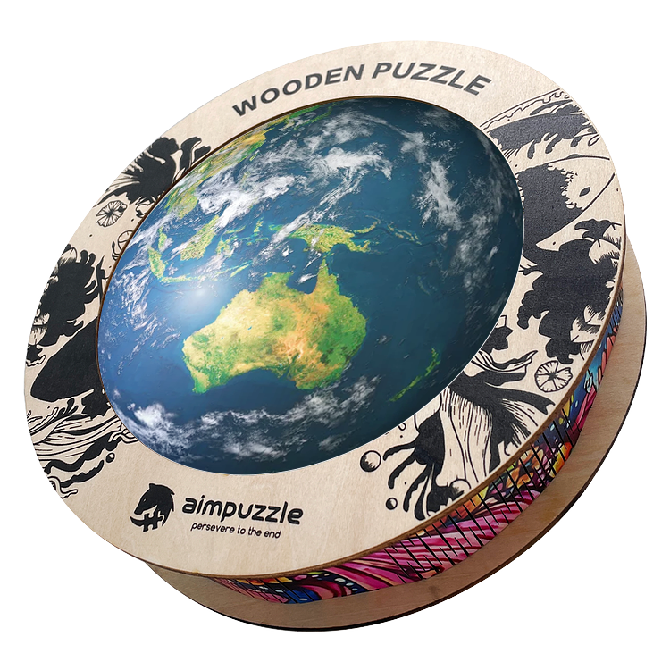 Earth Wooden Jigsaw Puzzle - aimpuzzle