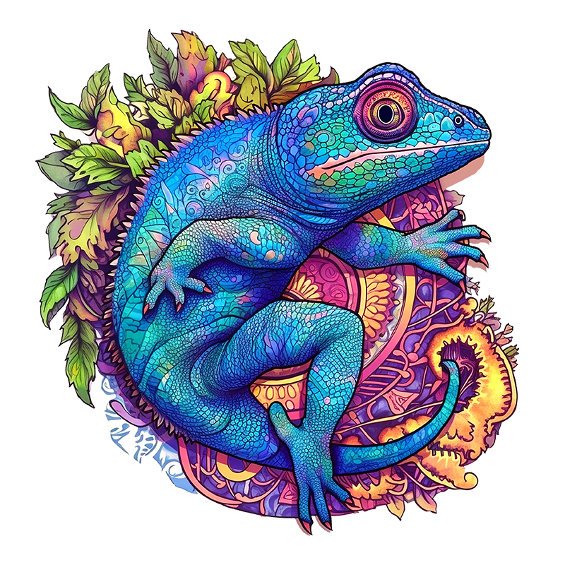 Lizards Wooden Jigsaw Puzzle - aimpuzzle