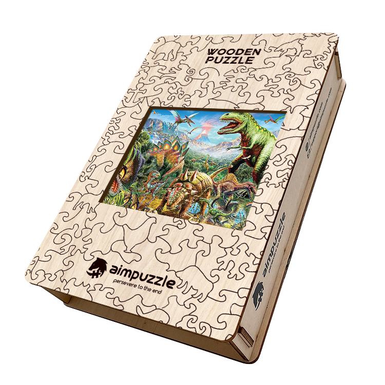 Jurassic Dinosaurs Wooden Jigsaw Puzzle - aimpuzzle