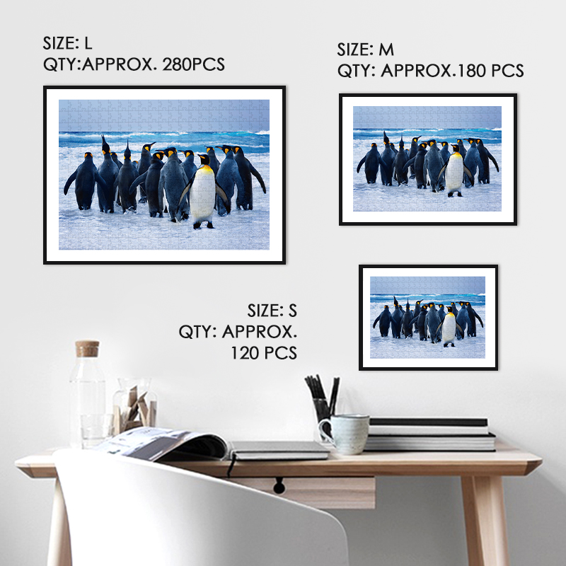 Antarctic Penguins Wooden Jigsaw Puzzle - aimpuzzle