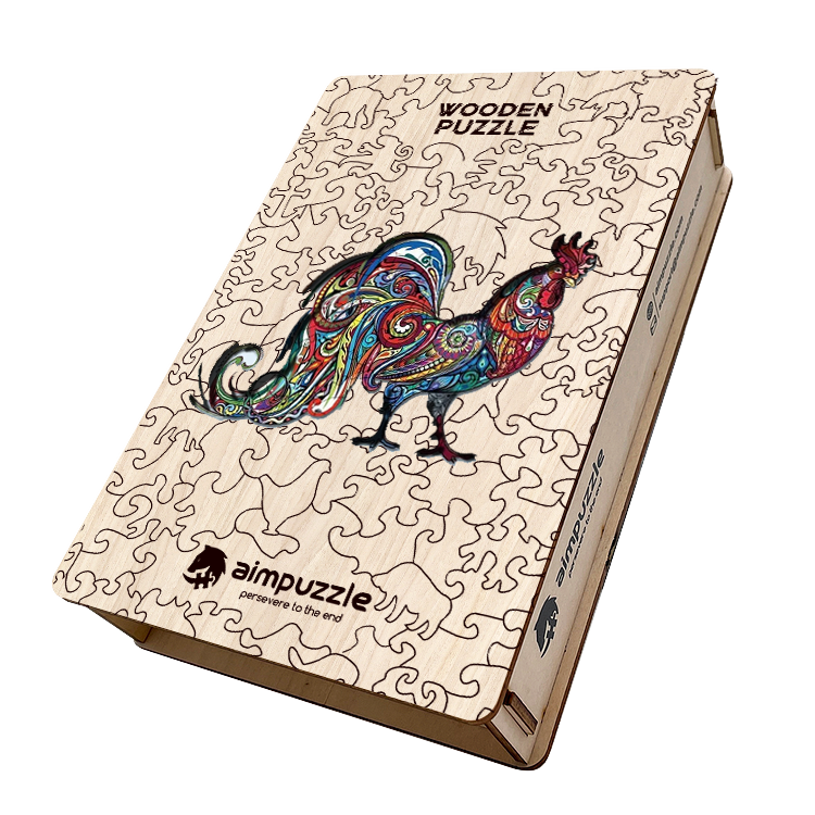 Big Rooster Wooden Jigsaw Puzzle - aimpuzzle