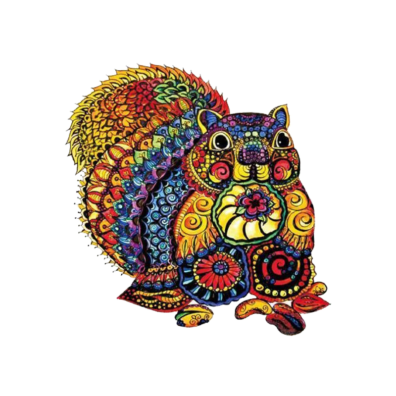 Squirrel Wooden Jigsaw Puzzle - aimpuzzle