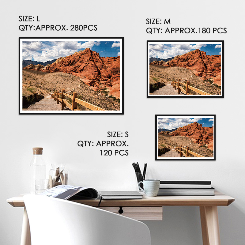 Red Rocks Wooden Jigsaw Puzzle - aimpuzzle