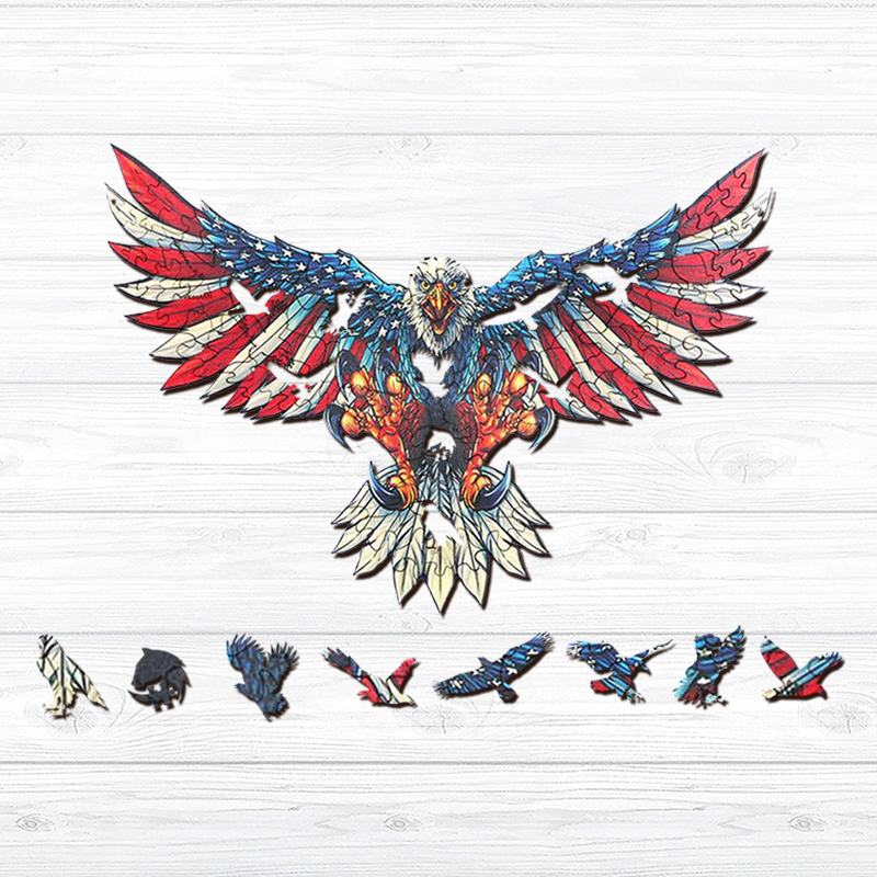 Bald Eagle Wooden Jigsaw Puzzle - aimpuzzle