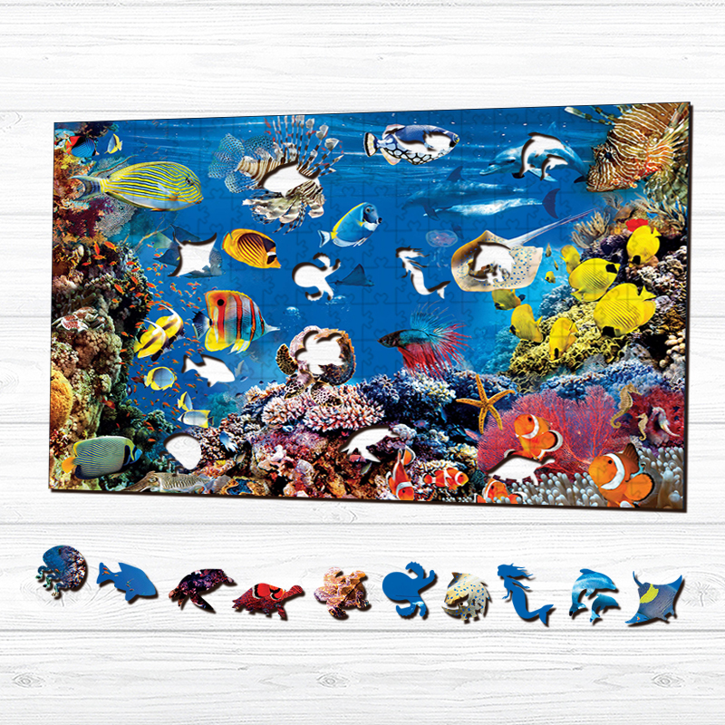 Oceanarium Wooden Jigsaw Puzzle - aimpuzzle