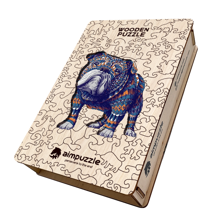Bulldog Wooden Jigsaw Puzzle - aimpuzzle