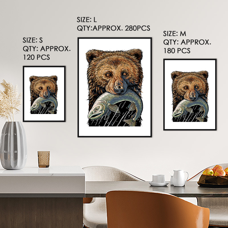 Brown Bear Wooden Jigsaw Puzzle - aimpuzzle