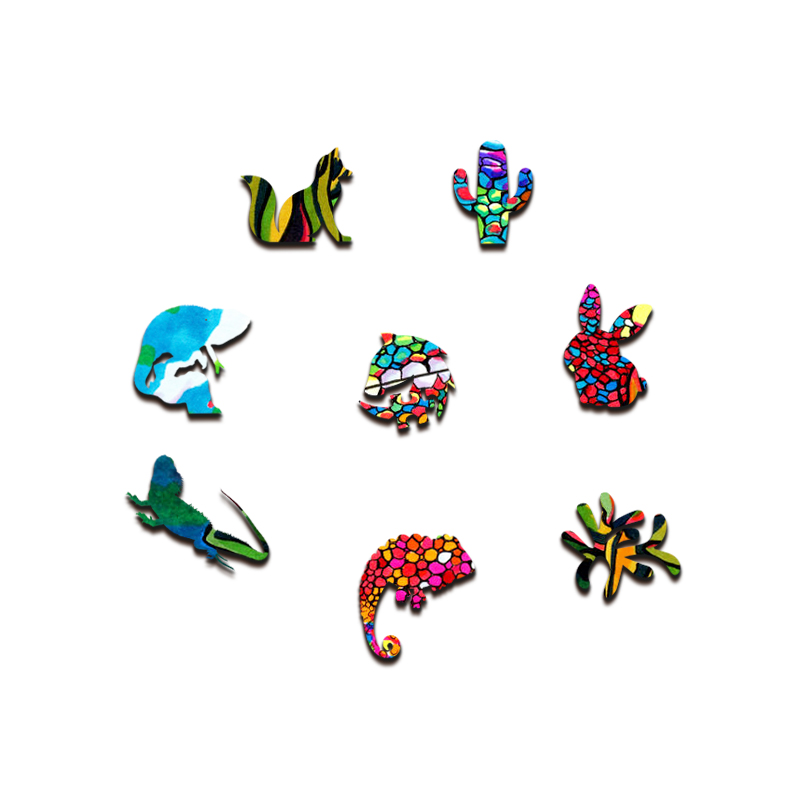 Chameleon Wooden Jigsaw Puzzle - aimpuzzle