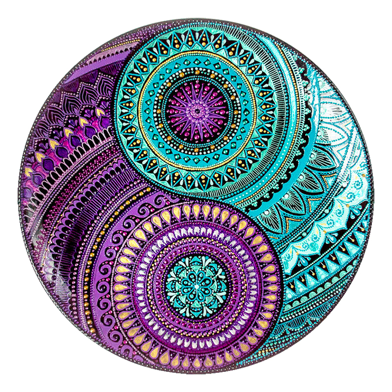 Yin Yang Mandala Wooden Jigsaw Puzzle - aimpuzzle
