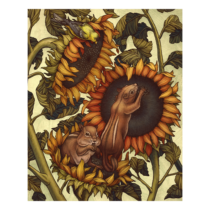 Cute Squirrel Wooden Jigsaw Puzzle - aimpuzzle