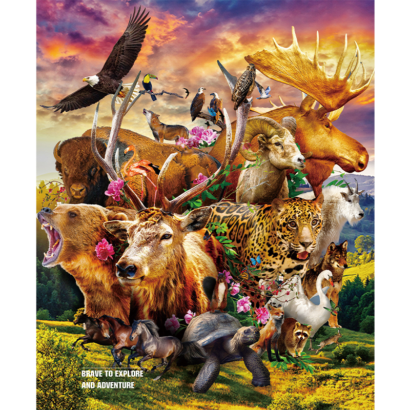 Animal World Wooden Jigsaw Puzzle - aimpuzzle