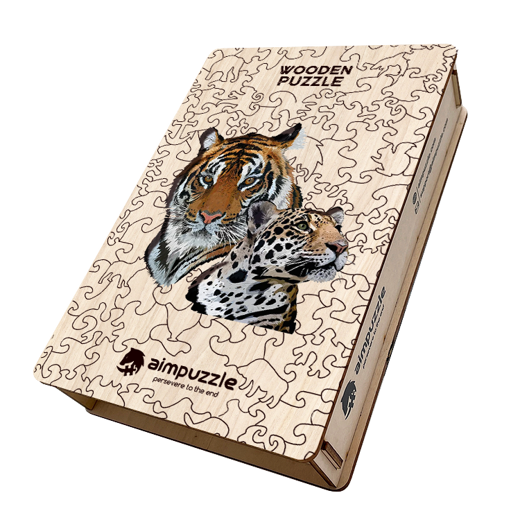 Tiger Leopard Wooden Jigsaw Puzzle - aimpuzzle