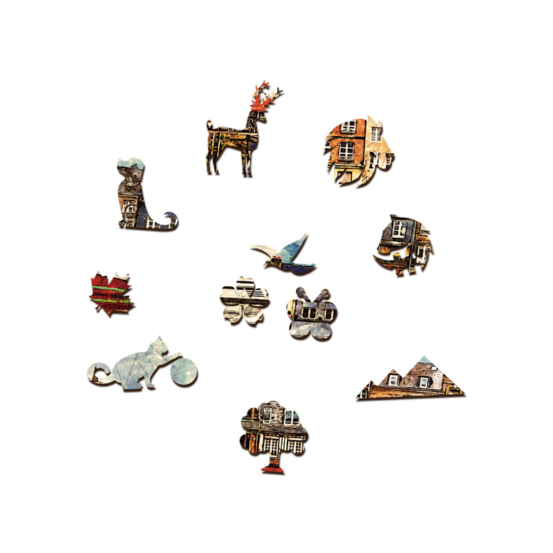 Honfleur Wooden Jigsaw Puzzle - aimpuzzle