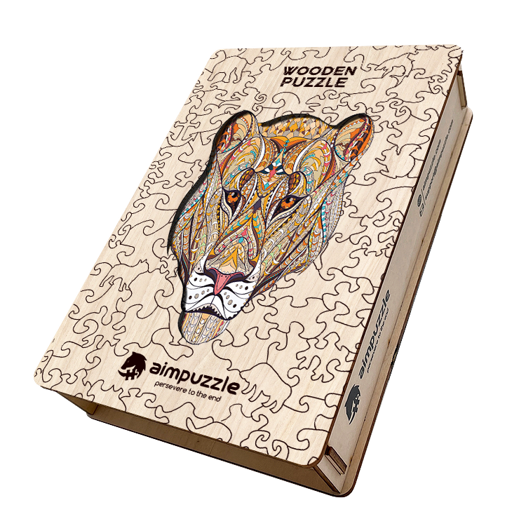 Lioness Wooden Jigsaw Puzzle - aimpuzzle