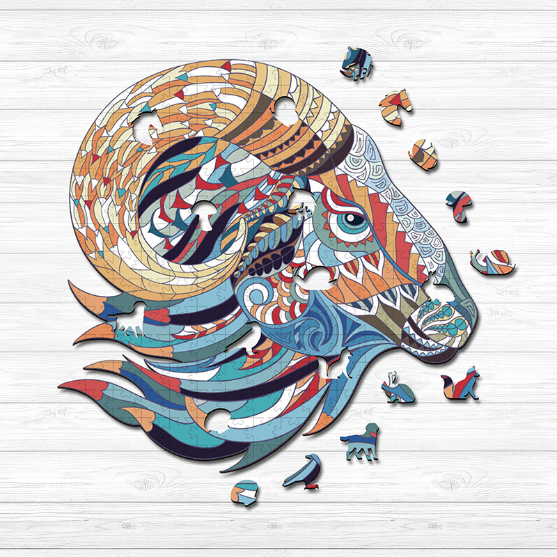 Antelope Wooden Jigsaw Puzzle - aimpuzzle