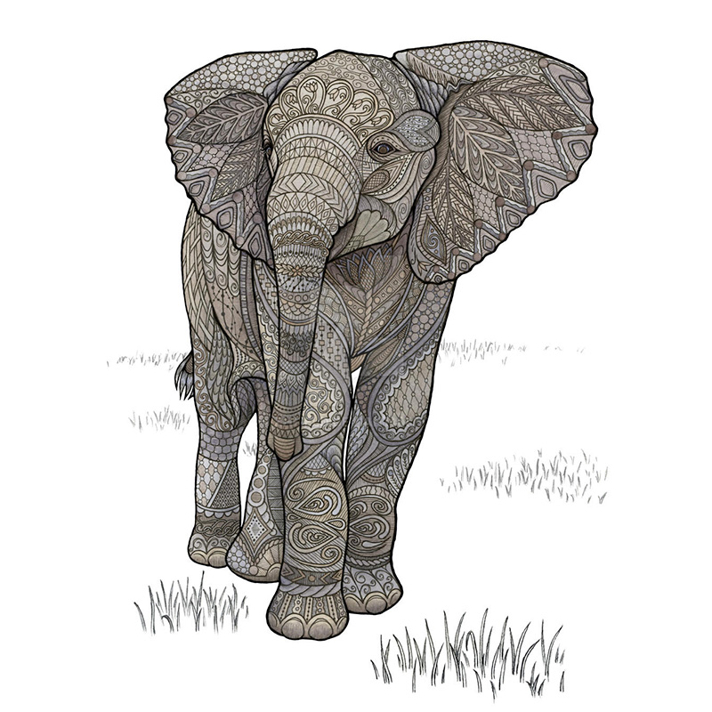Elephant Wooden Jigsaw Puzzle - aimpuzzle