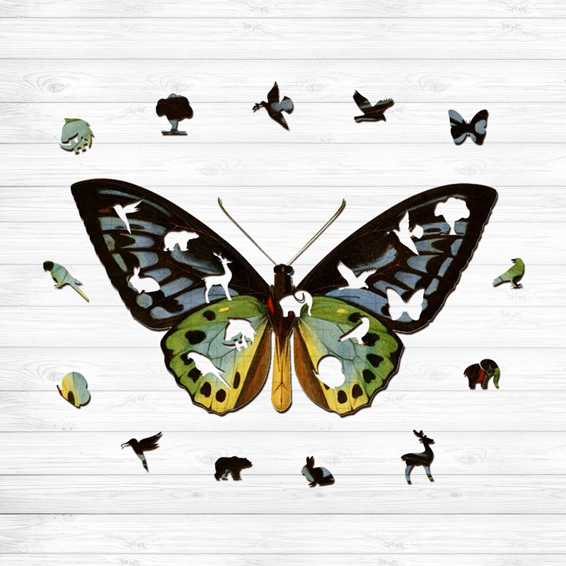 Butterfly Wooden Jigsaw Puzzle - aimpuzzle