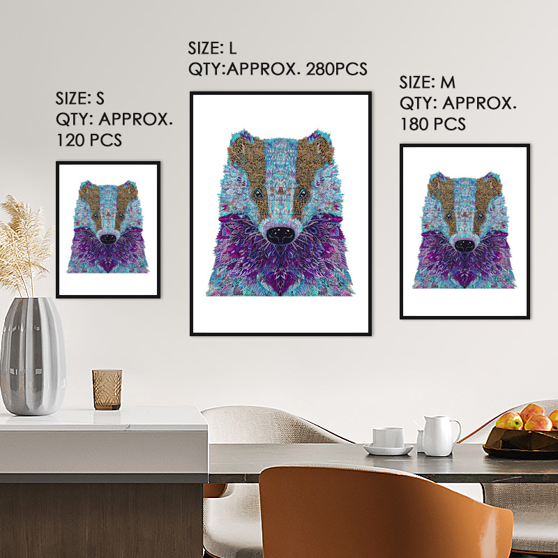 Badger Wooden Jigsaw Puzzle - aimpuzzle