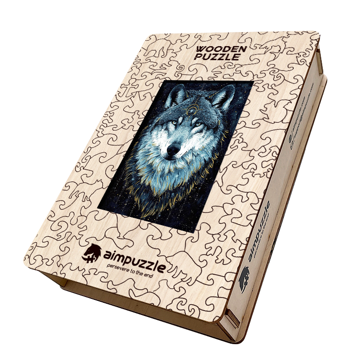 Snow Wolf Wooden Jigsaw Puzzle - aimpuzzle