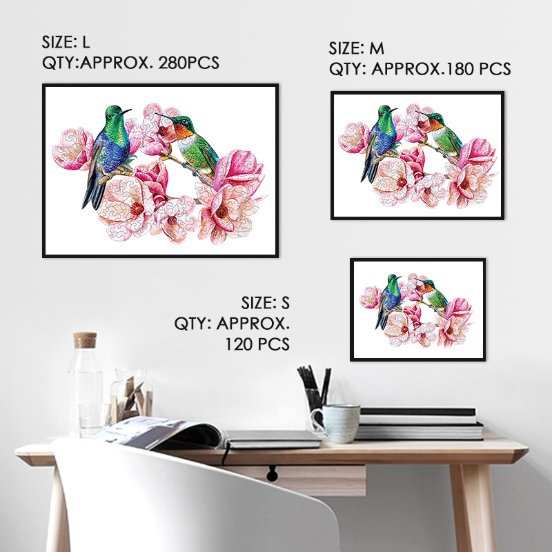 Hummingbird Wooden Jigsaw Puzzle - aimpuzzle