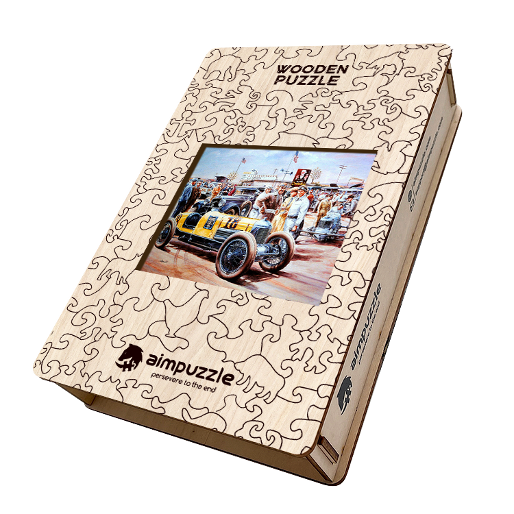 Antique Cars Wooden Jigsaw Puzzle - aimpuzzle
