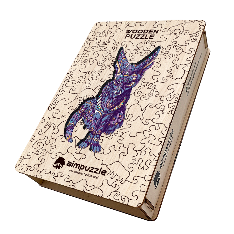 Fox Art Wooden Jigsaw Puzzle - aimpuzzle