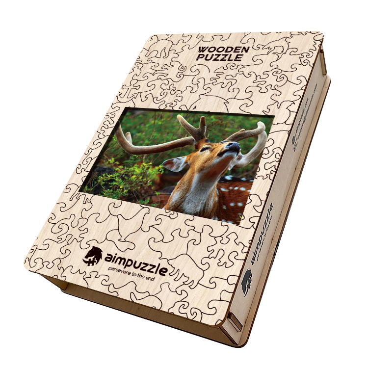 Sika deer Wooden Jigsaw Puzzle - aimpuzzle