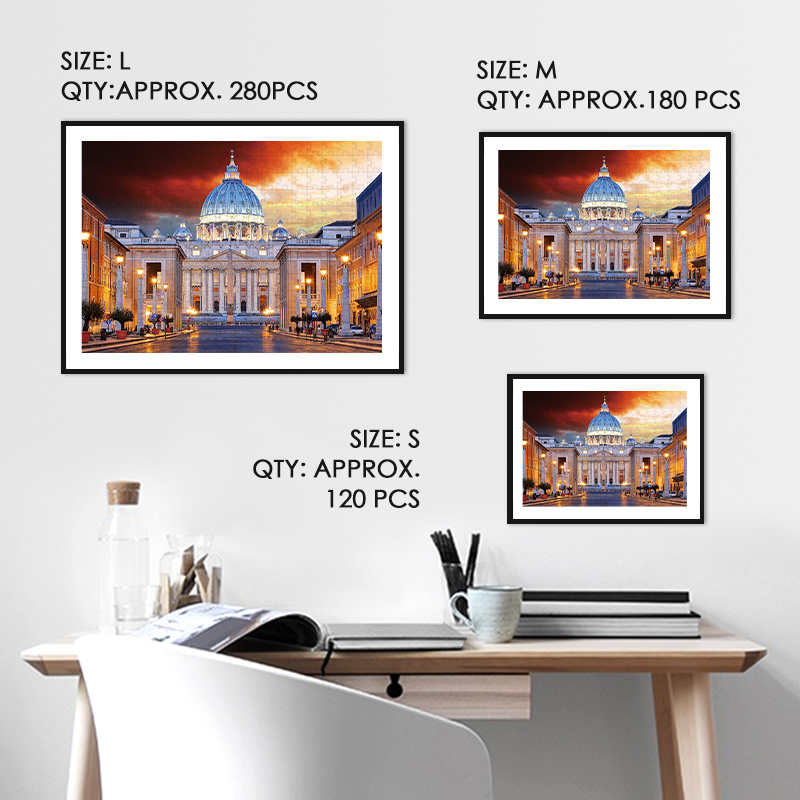 St. Peter's Basilica Wooden Jigsaw Puzzle - aimpuzzle