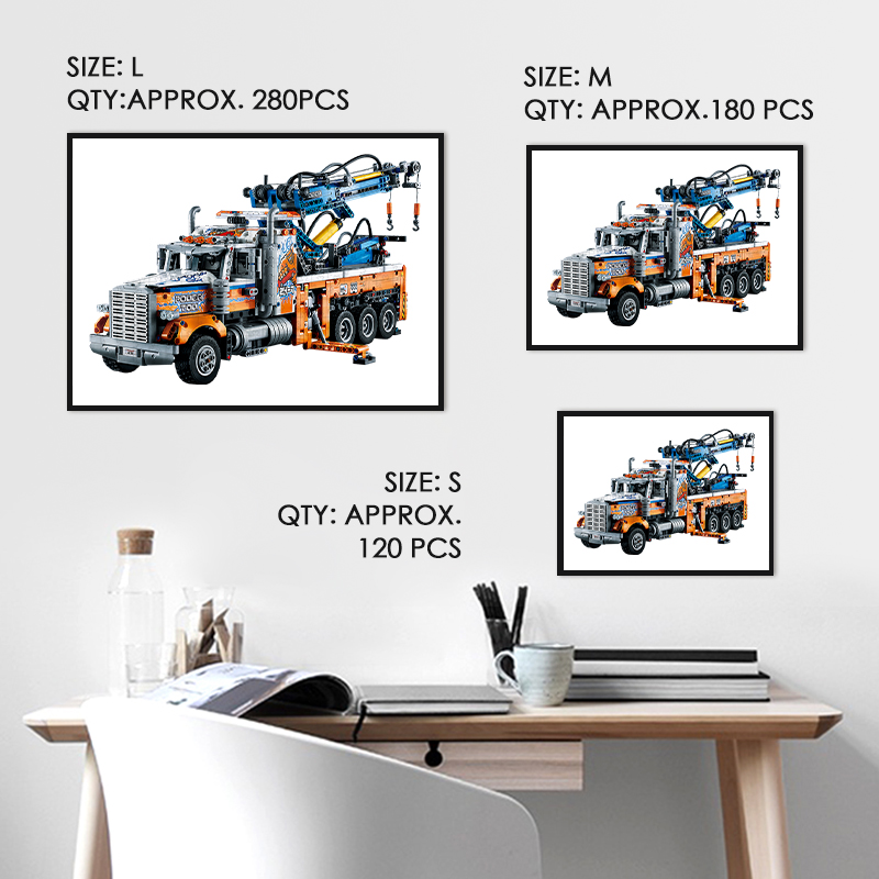 Heavy-duty Tow Truck Wooden Jigsaw Puzzle - aimpuzzle