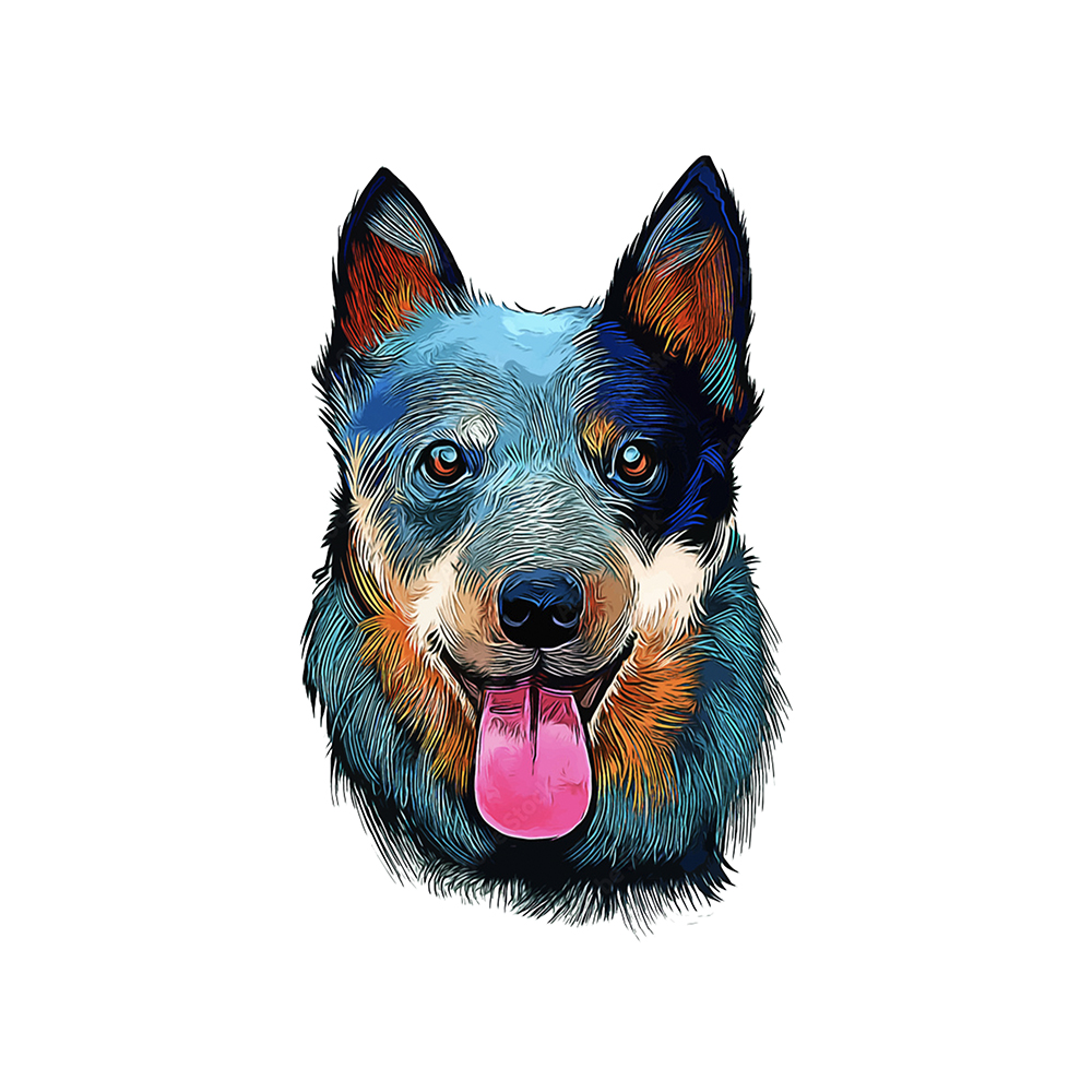 Cute wolf dog Wooden Jigsaw Puzzle - aimpuzzle