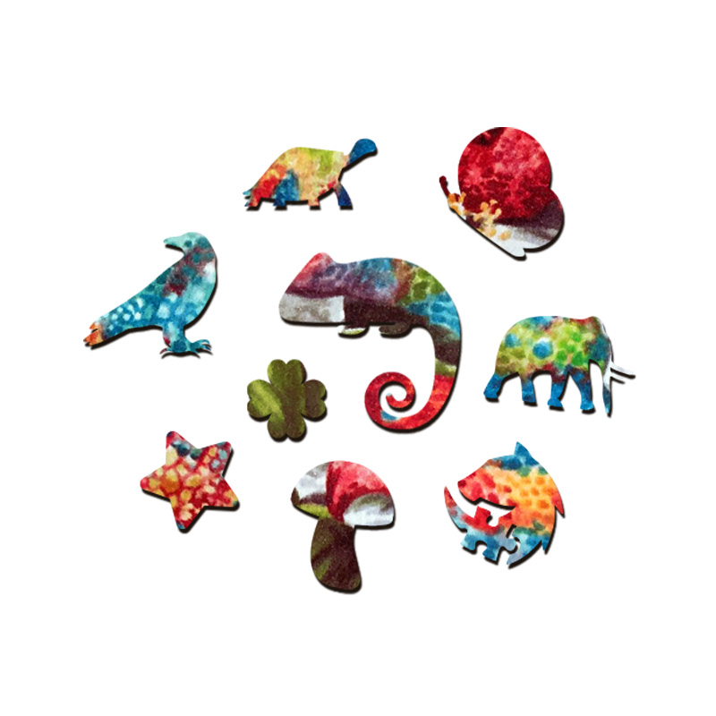 Chameleon Wooden Jigsaw Puzzle - aimpuzzle