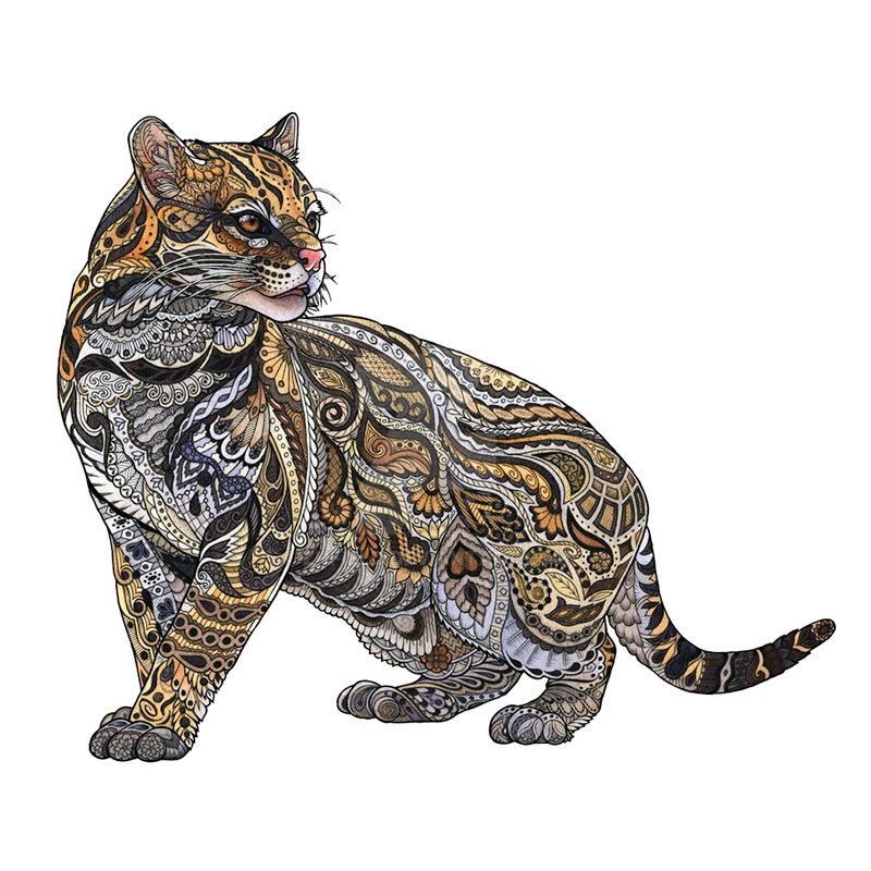 Cheetah Wooden Jigsaw Puzzle - aimpuzzle