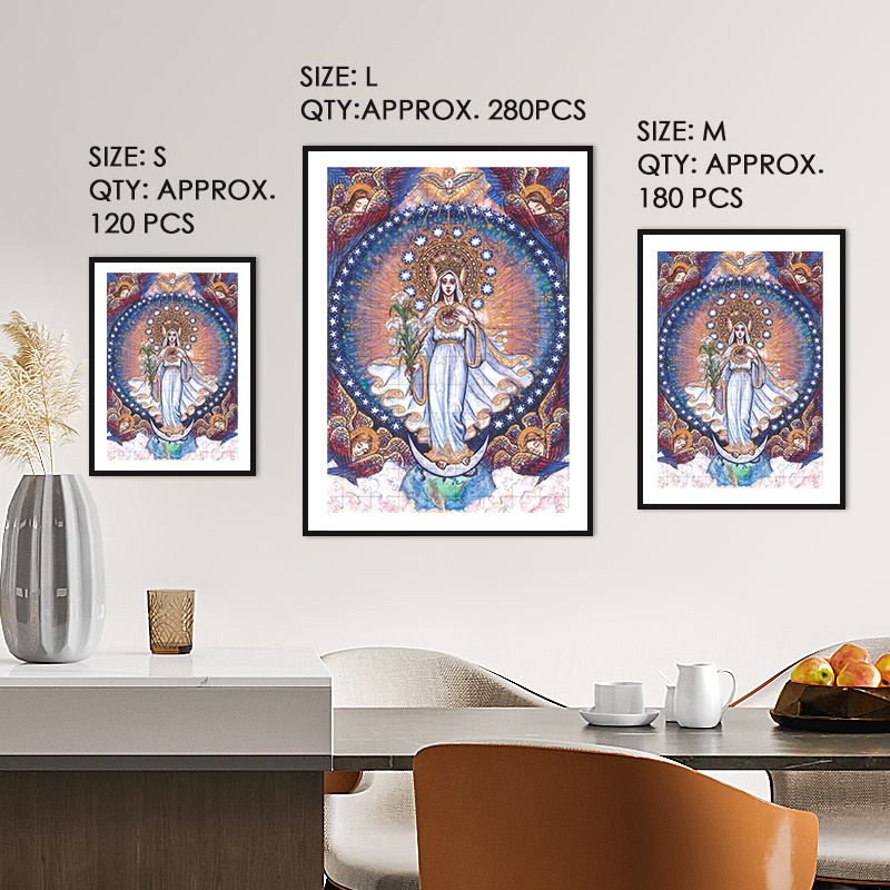 Blessed Virgin Mary Wooden Jigsaw Puzzle - aimpuzzle