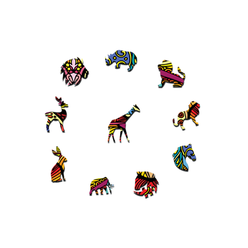 Lion Wooden Jigsaw Puzzle - aimpuzzle