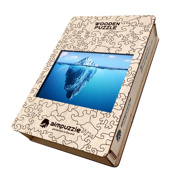 Icebergs Landscape Wooden Jigsaw Puzzle - aimpuzzle