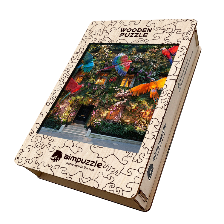 Annabel's parrot Wooden Jigsaw Puzzle - aimpuzzle