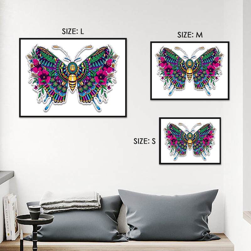 Gemstone Butterfly Wooden Jigsaw Puzzle - aimpuzzle