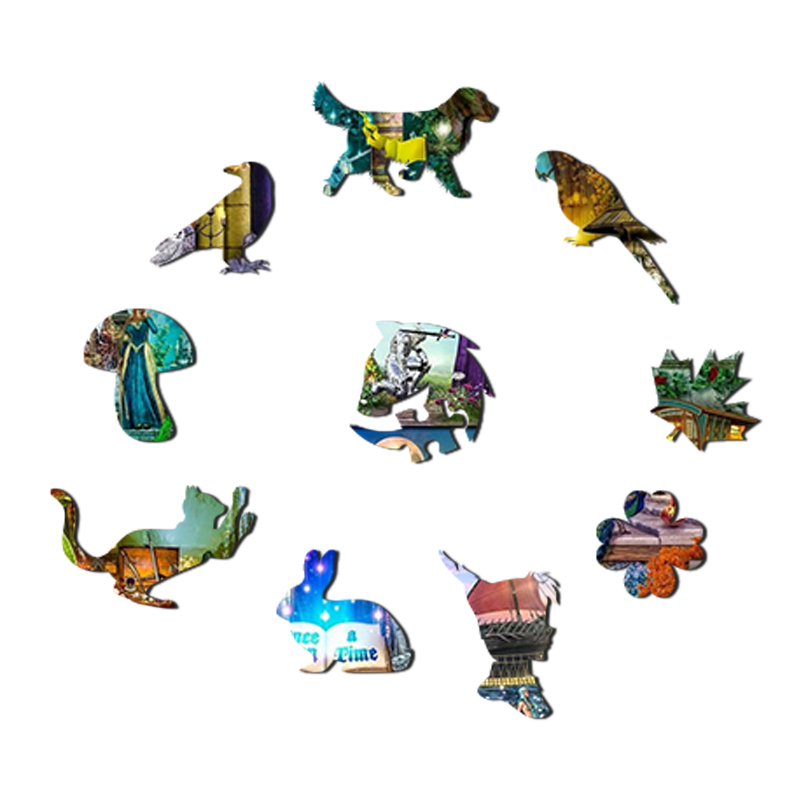 Enchanted Castle Wooden Jigsaw Puzzle - aimpuzzle