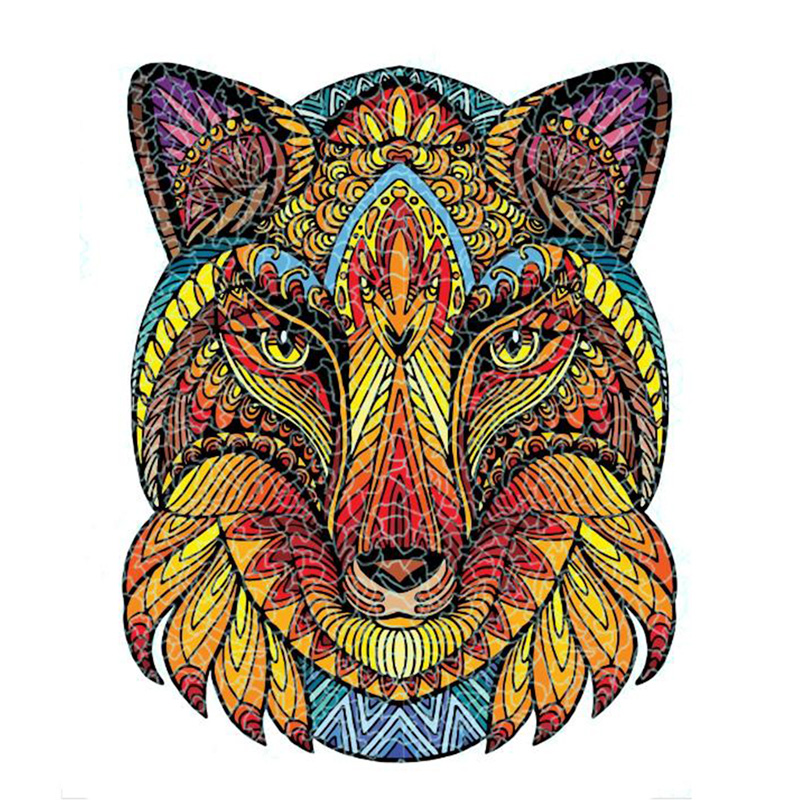Magic Wolf Wooden Jigsaw Puzzle - aimpuzzle