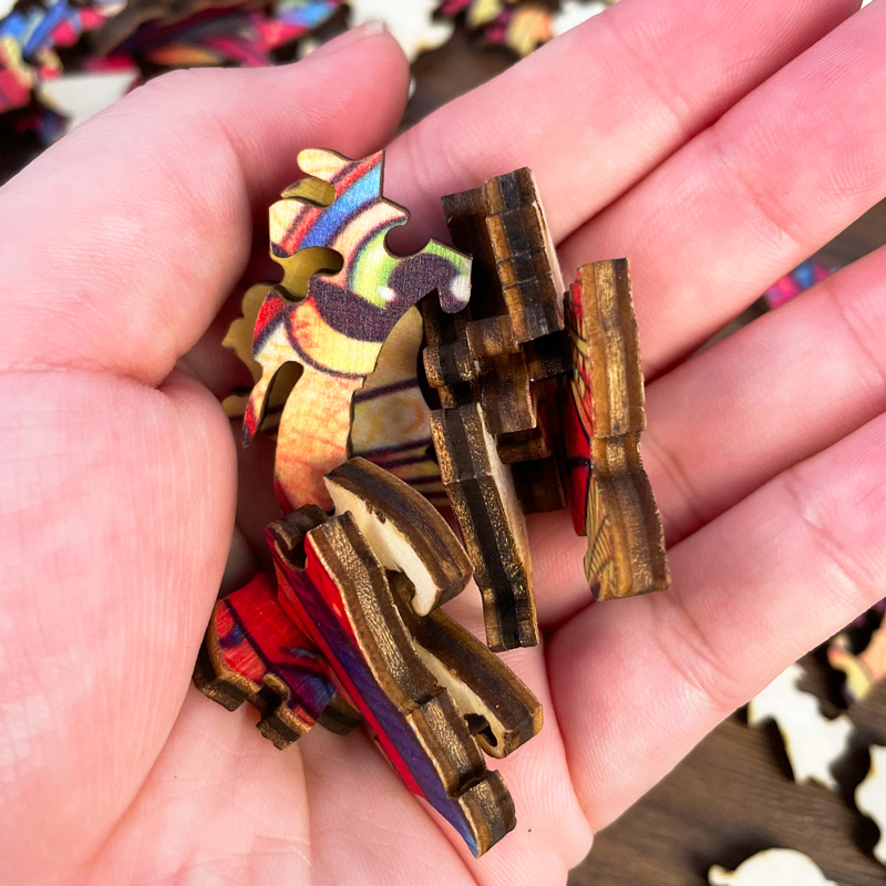 Snow Wolf Wooden Jigsaw Puzzle - aimpuzzle