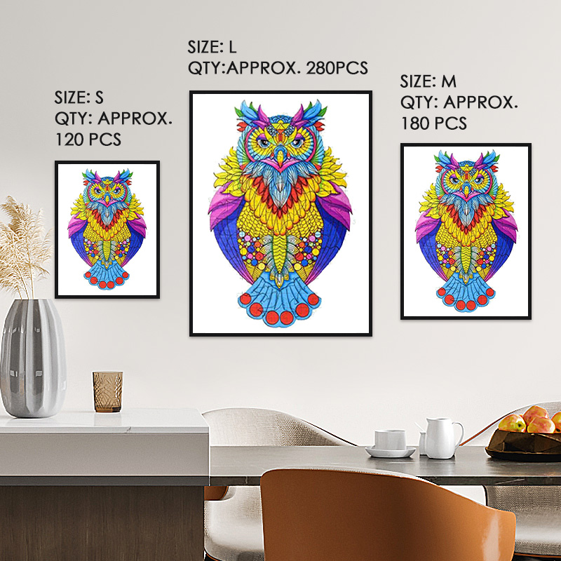 Owl Wooden Jigsaw Puzzle - aimpuzzle