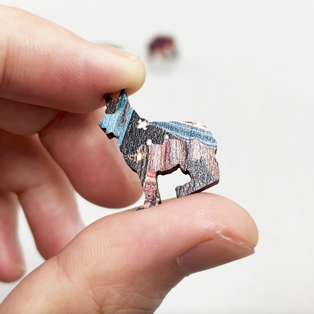 Mighty Lion Wooden Jigsaw Puzzle - aimpuzzle