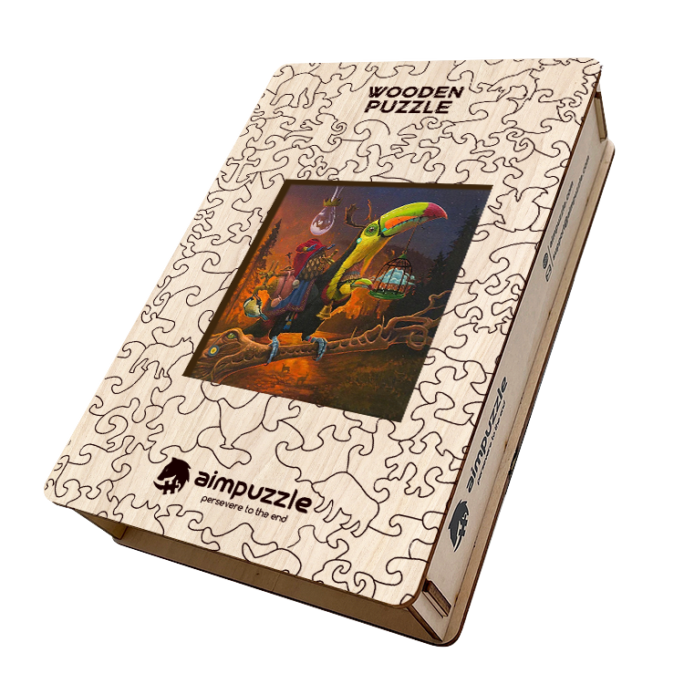 Magical Traveling Toucans Wooden Jigsaw Puzzle - aimpuzzle