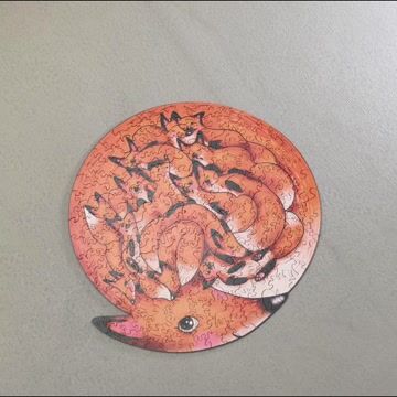 Fox Den Wooden Jigsaw Puzzle - aimpuzzle