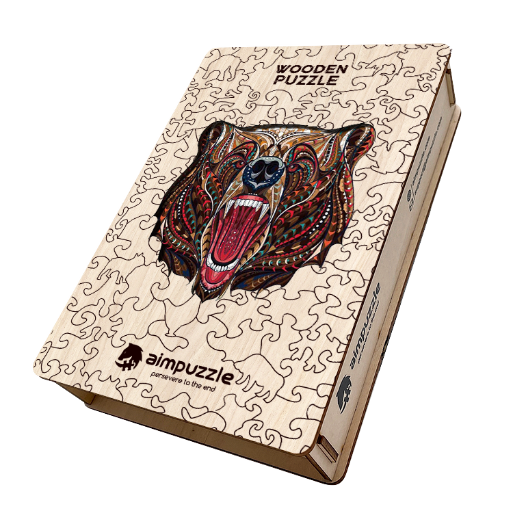 Bear Wooden Jigsaw Puzzle - aimpuzzle