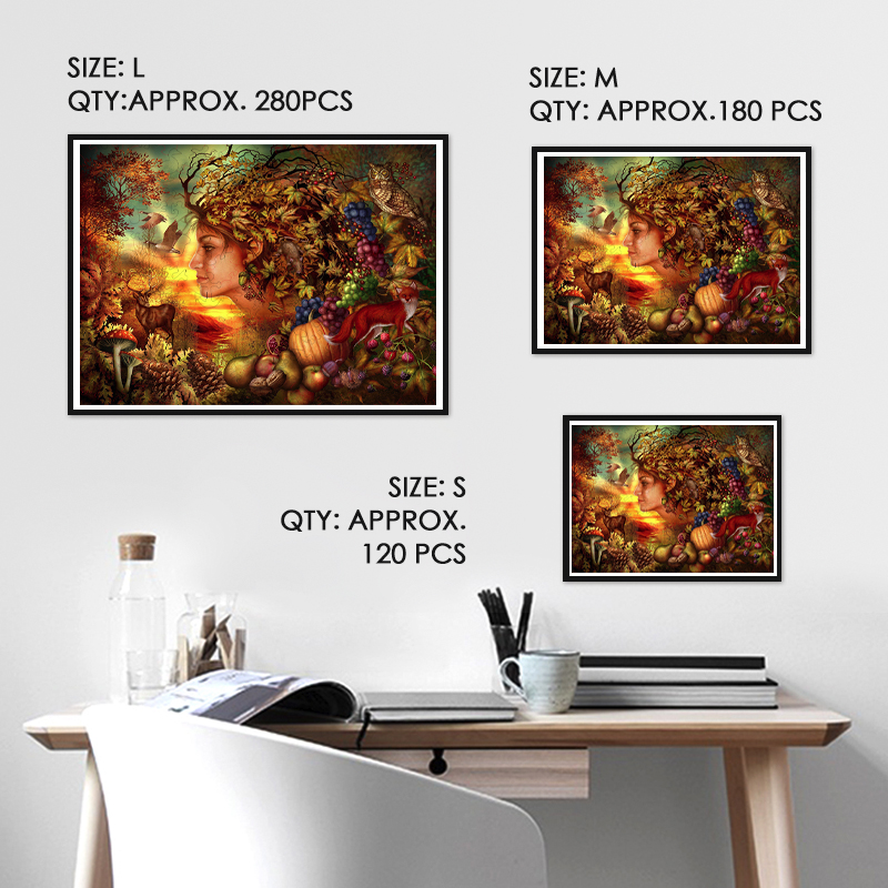 Goddess and Animals Wooden Jigsaw Puzzle - aimpuzzle