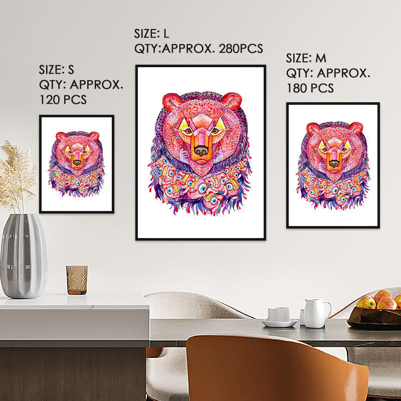 Rare Bear Wooden Jigsaw Puzzle - aimpuzzle