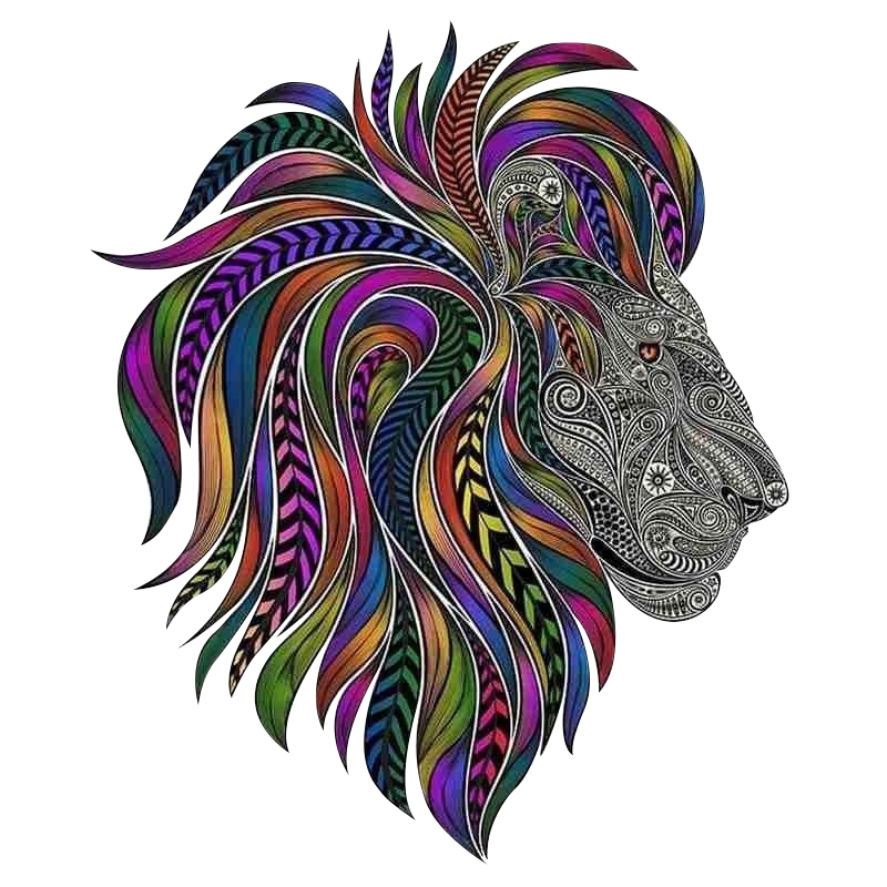 Lion Wooden Jigsaw Puzzle - aimpuzzle