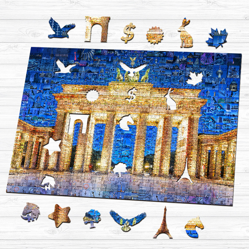 Bradenburg Gate Wooden Jigsaw Puzzle - aimpuzzle